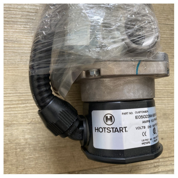 Морський нагрівач для резервуарів з нержавіючої сталі з термостатом 5000 Вт - довговічне, стійке до погодних умов рішення для нагрівання для морських застосувань