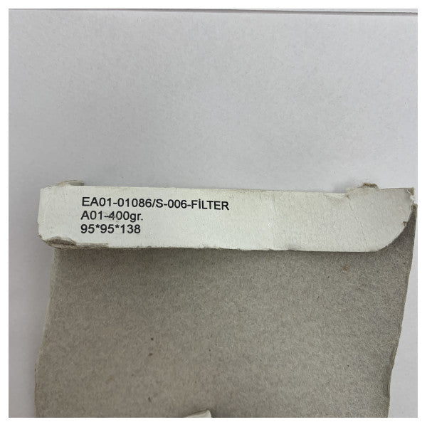 MTU x59320200040 Vis de filtre de liquide de refroidissement authentique