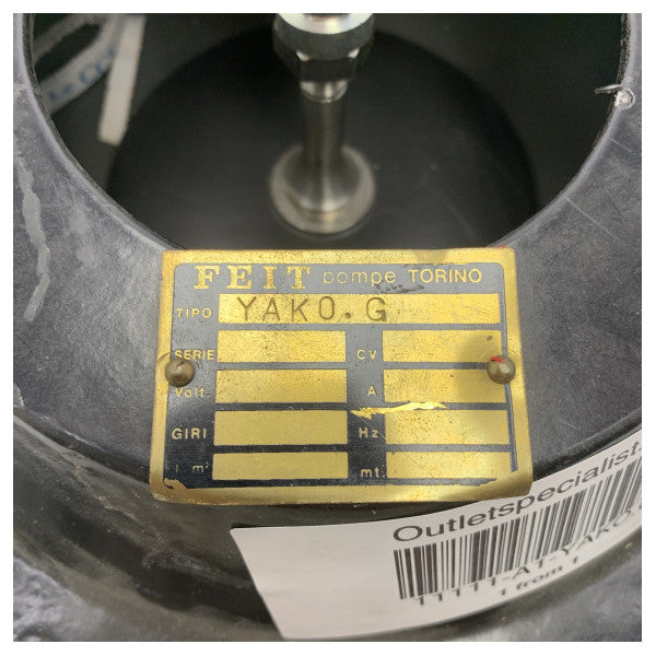 FEIT YAKO manuel sintine | sıvı pompası tip G 40L/dak - YAKO.G