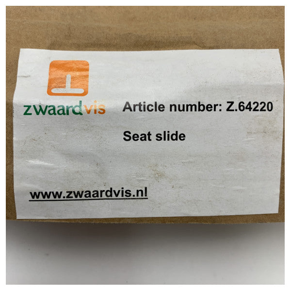 Swordfish aluminum table and seat sliding system 180 mm - z.64220