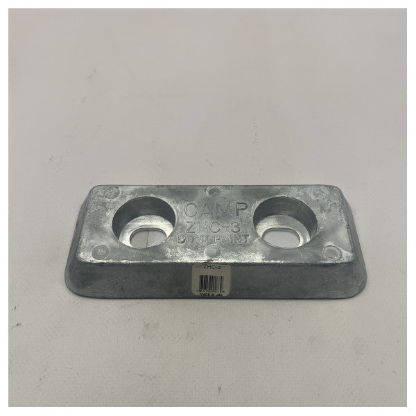 Placa do casco Martyr 6-1/4 X2-3/4 X3/4 Ânodo ZHC-3