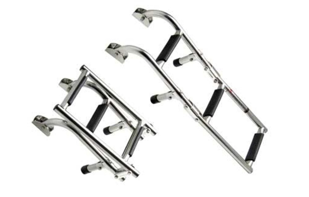 Allpa 9069802 échelle de bain marine à 4 marches en acier inoxydable