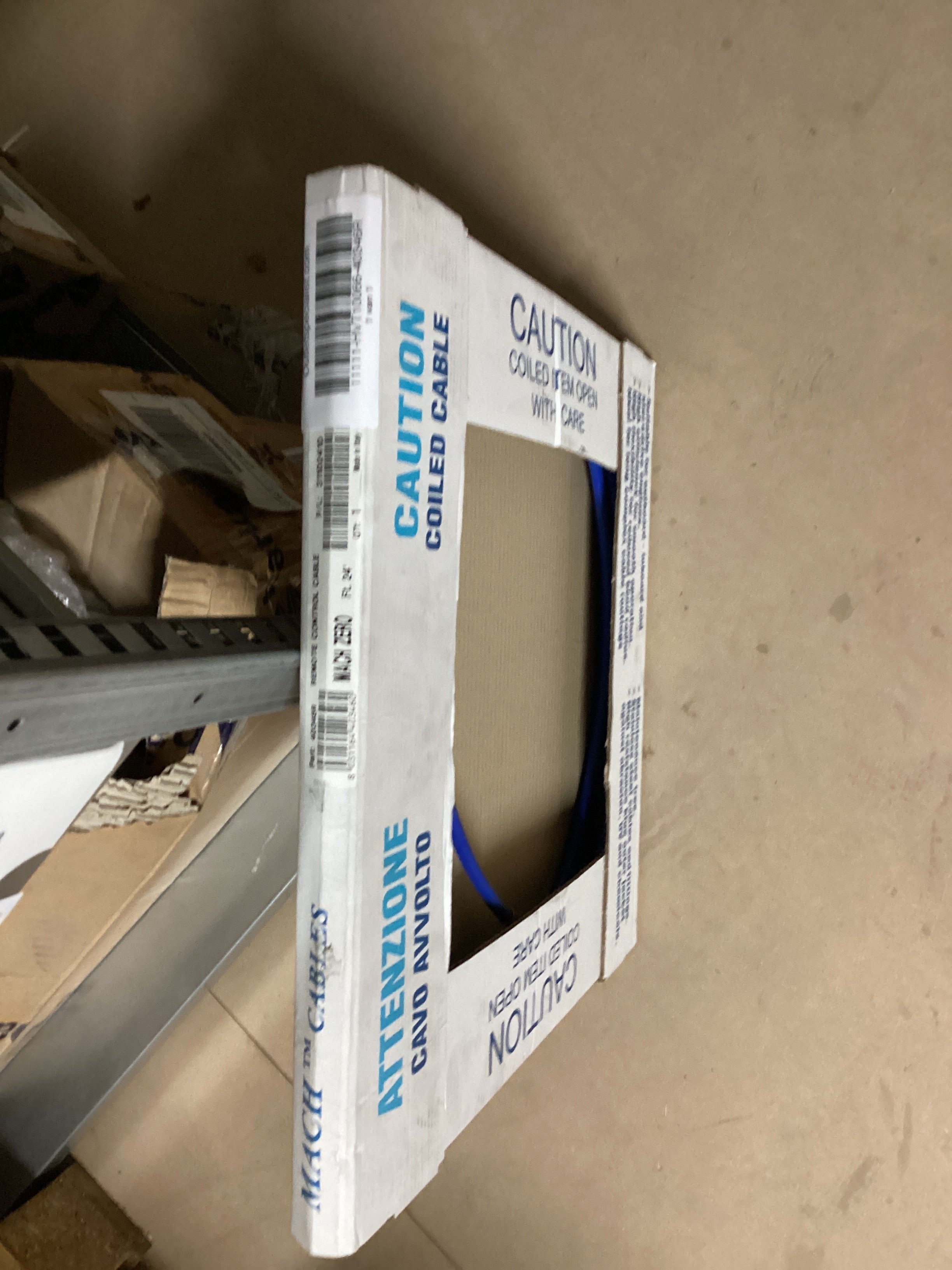 ウルトラフレックス マッハゼロ モーター/ステアリングケーブル ブルー 7.33m