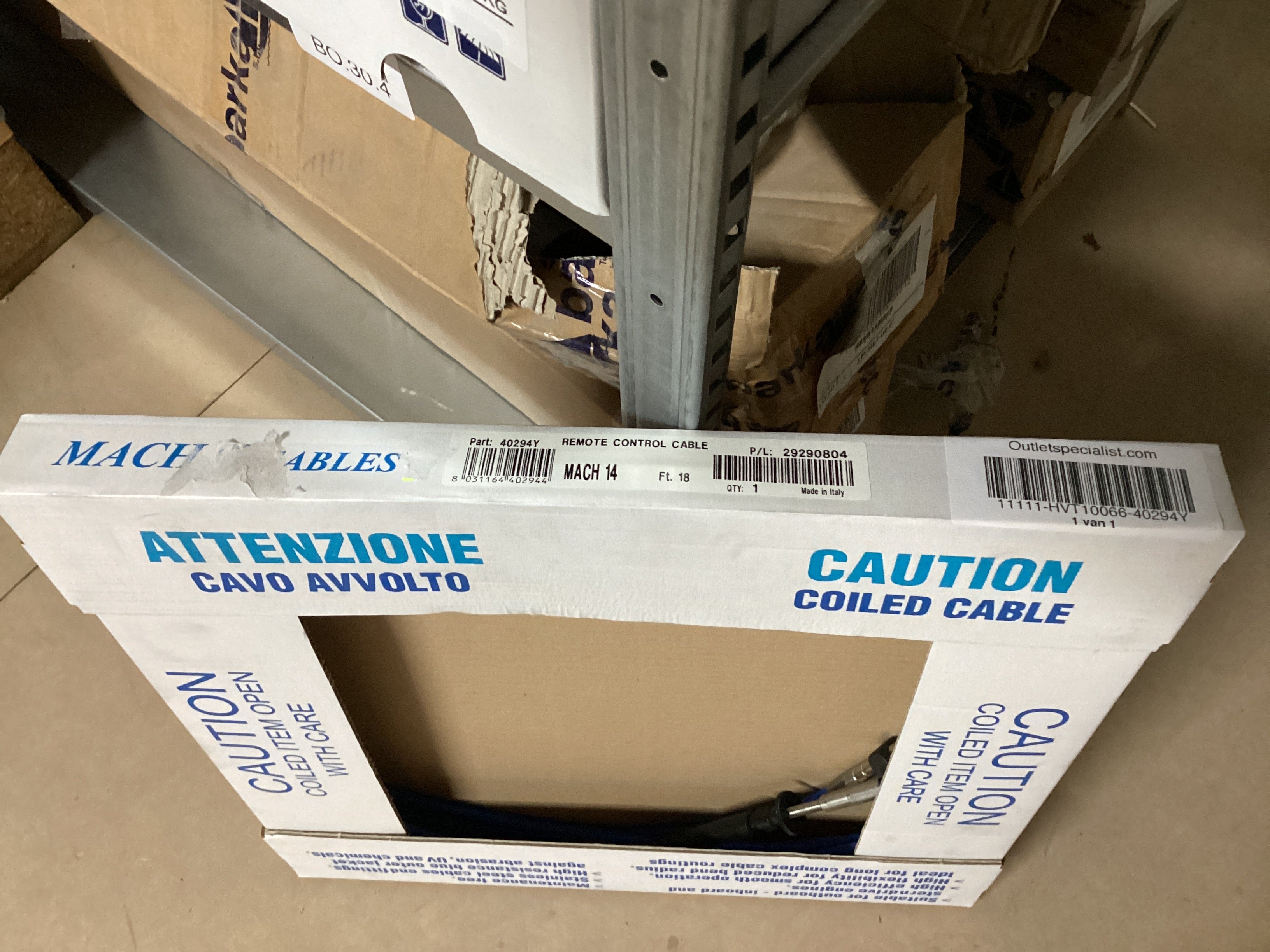 Кабель керування серії Ultraflex Mach 14 5,49 м - 40294Y