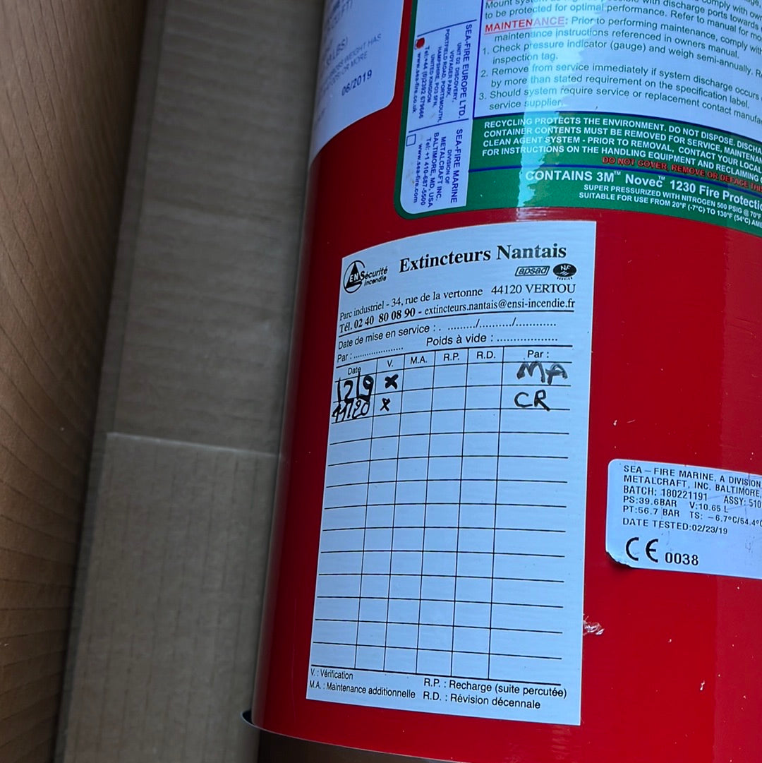 Nar tan-Nar tal-Baħar Eninguisher Manwal-Automatic NFD-475A