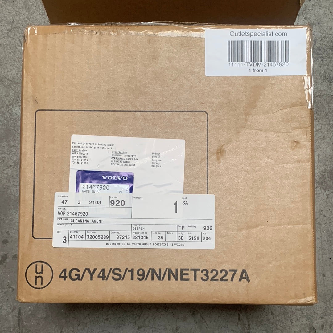 Rengöring av Volvo Penta VCS kyl- och ventilationssystem - 21467920