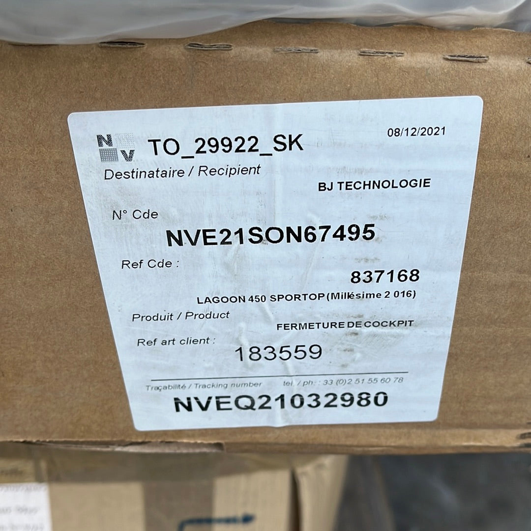 NV Equipment Lagoon 450 akter komplett stängning grafit - 183559