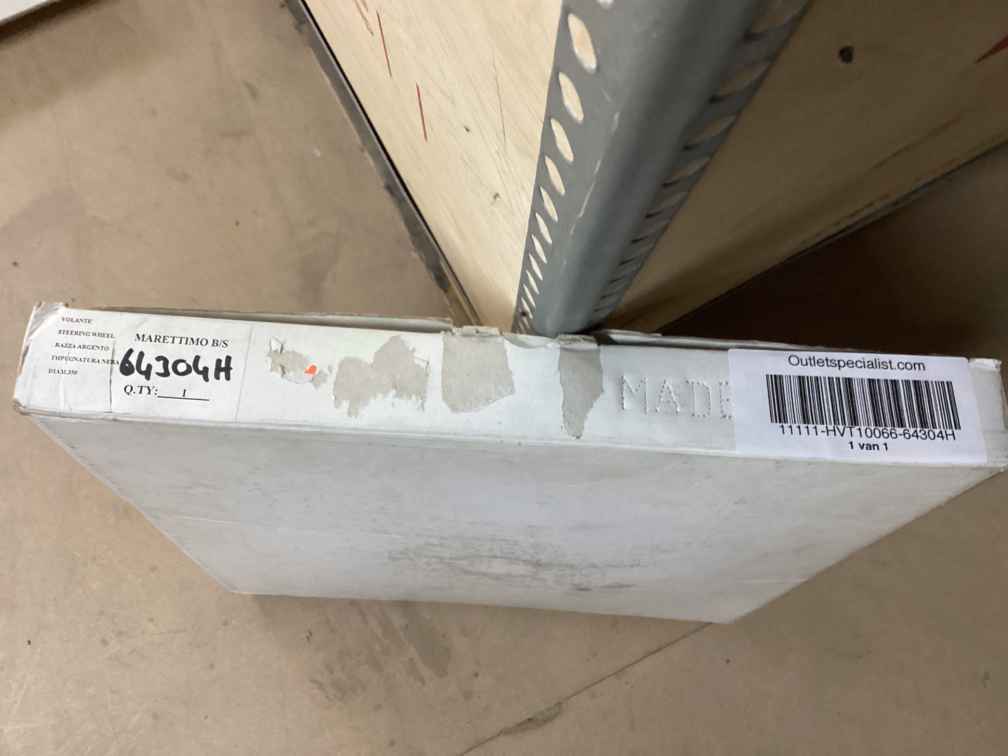 Кермо Ultraflex Marettimo чорне 350 мм - 64304H