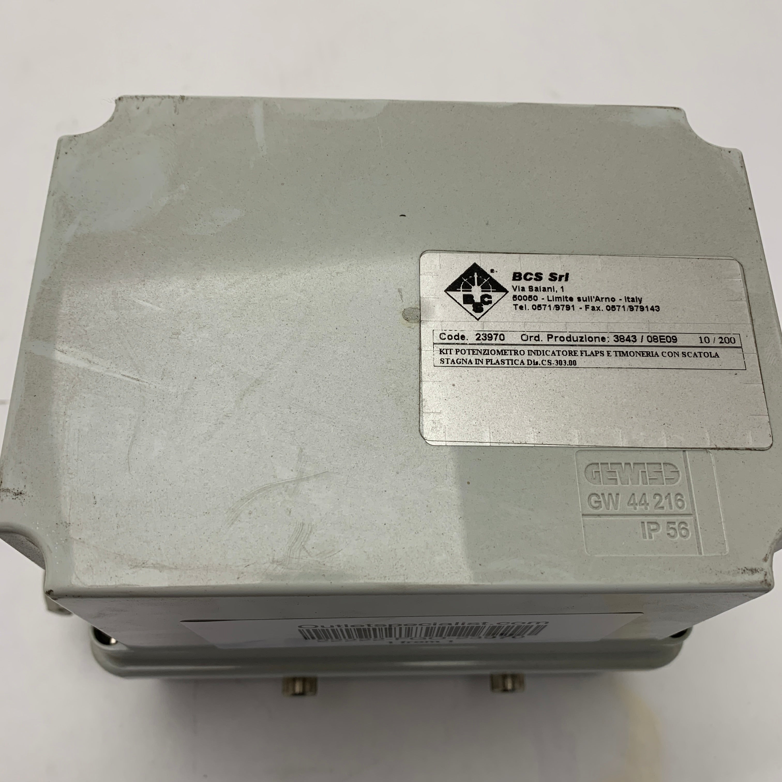 BCS 23970 Trim Tab Flaps Potentziometro Indicatore Kit