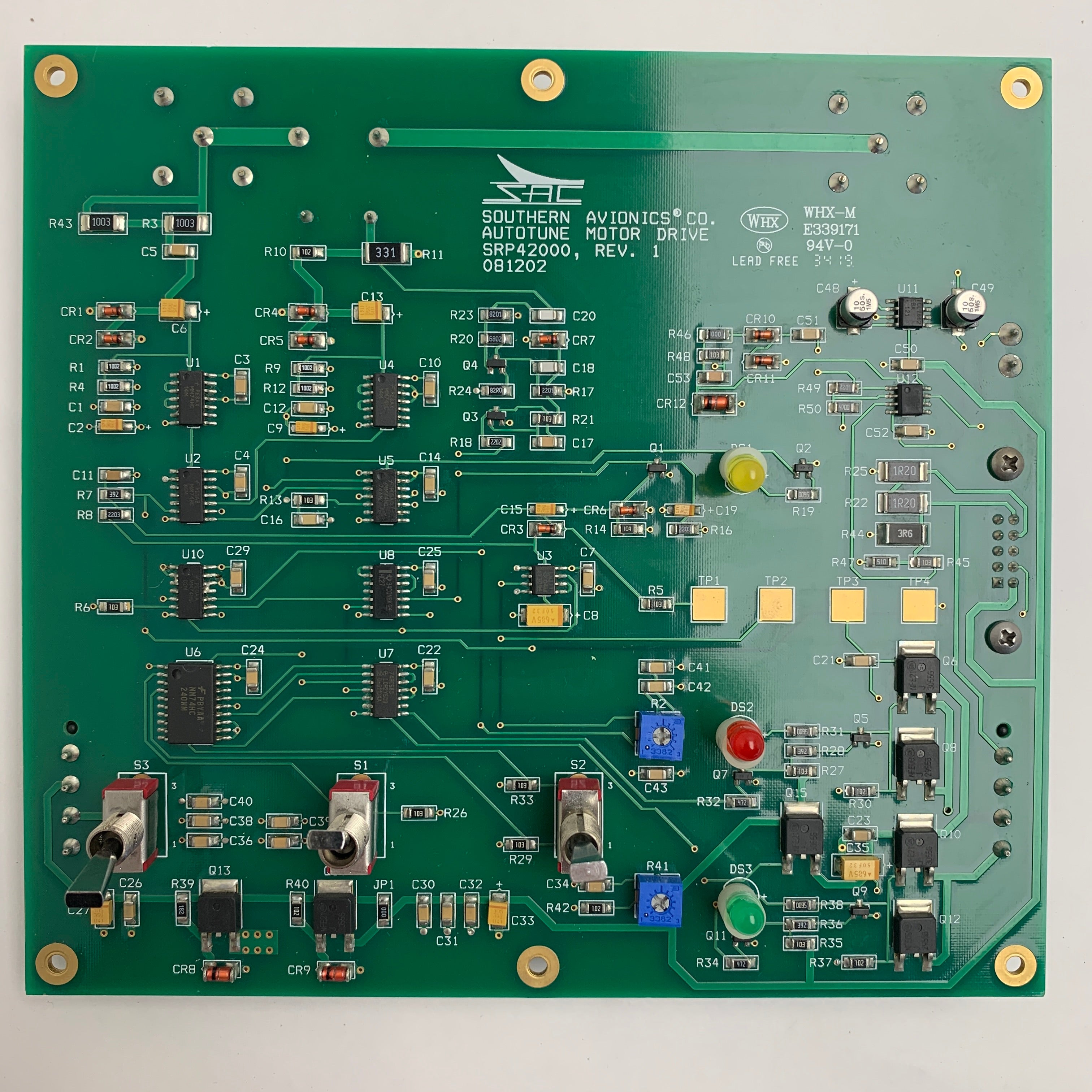 Southern Avionics SAC SLP42000 PCB autotune motor driver