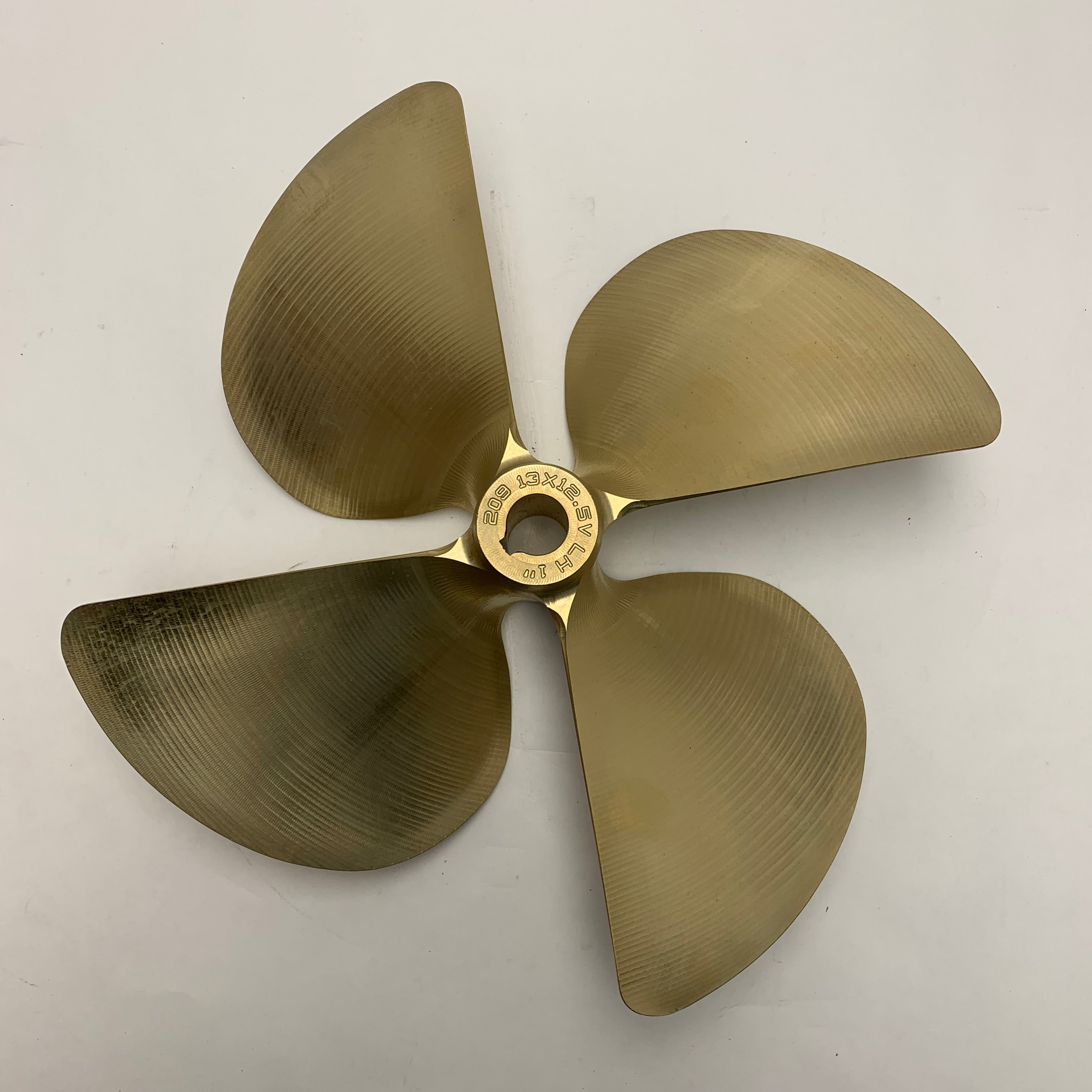 Elica Acme 209 13 x 12,5 a 4 pale in bronzo per sci nautico e wakeboard