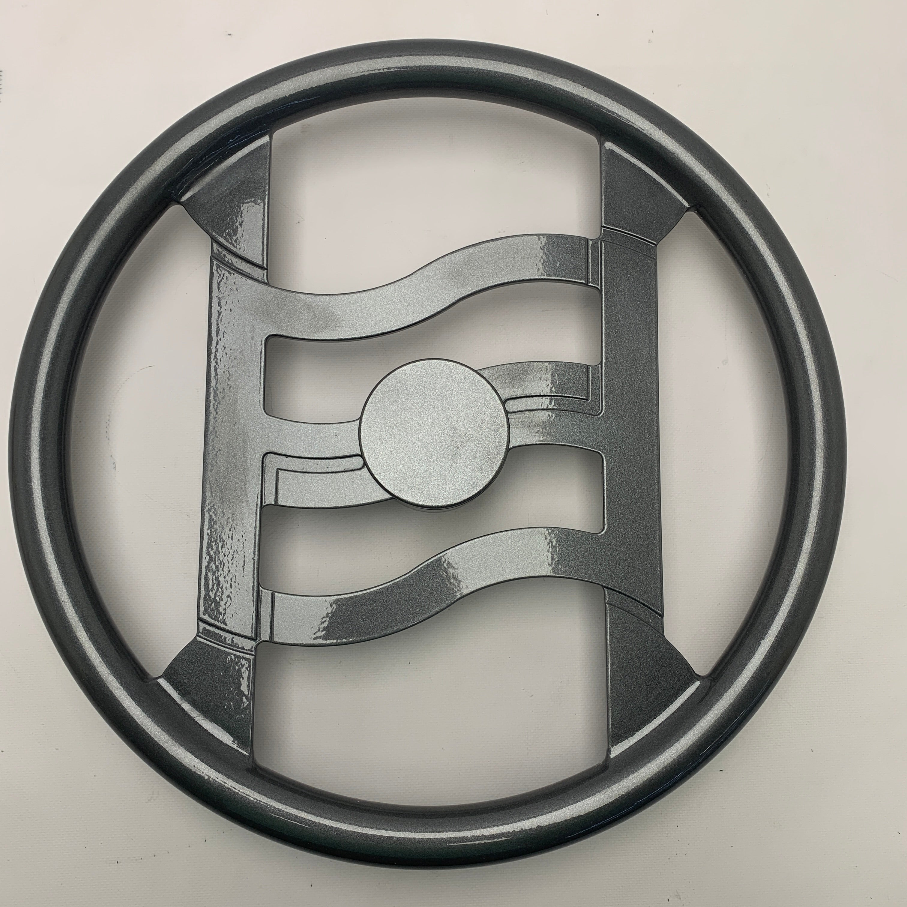 Ligne personnalisée d'origine Anthracite enduit de volant 440 mm de diamètre - 94649