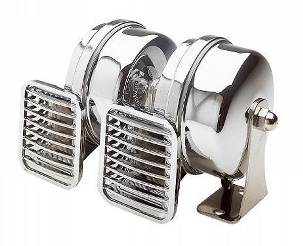 Vetus TN24D rustfritt stål dobbel lufthorn 24V