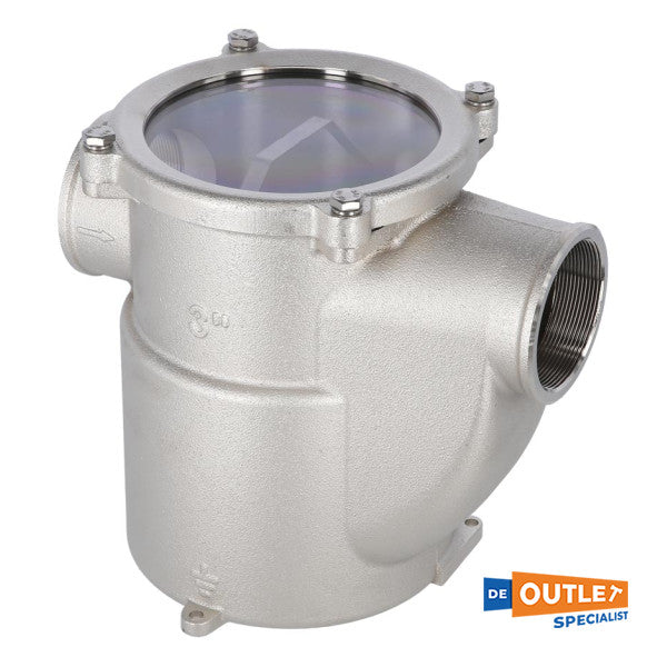 Guidi 1162 3インチブロンズ製海水フィルター - ストレーナー