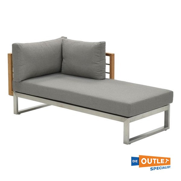 Garden Impressions Belerive lounge element links RVS grijs