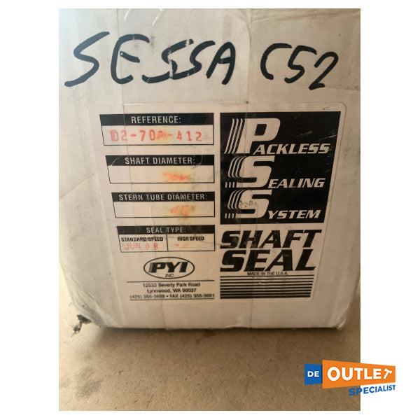 Joint d'arbre lubrifié à eau PSS 70 mm-02-70m-412