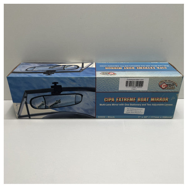 Дзеркало для човна Cipa екстремально регульоване 7 x 20 дюймів - 02022