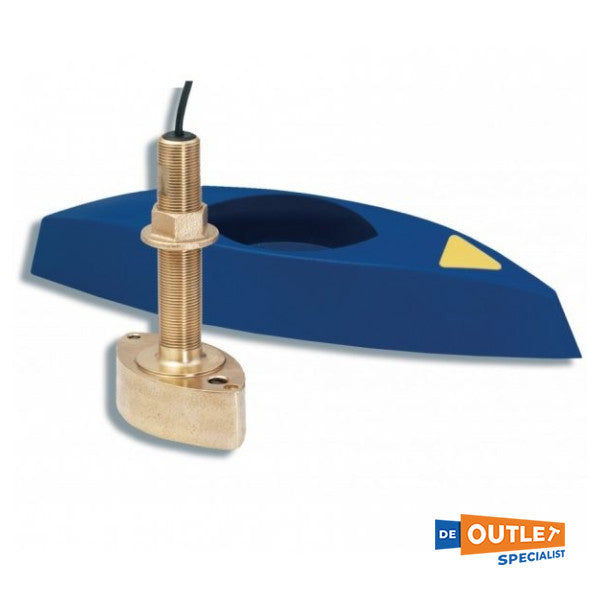 Raymarine B258 bronz tru-hull derinlik dönüştürücü - E66082