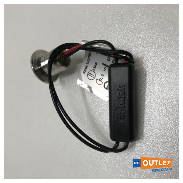 クイックティーナLEDダウンライトスポットステンレススチール12/24V - FASP1090TX2CA01