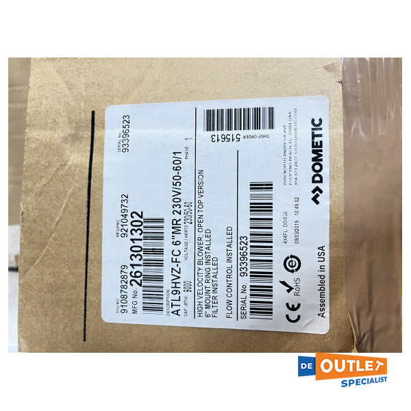 Dometic ATL9HVZ-FC 9000 BTU χαμηλού προφίλ χειριστή αέρα - 9108782879