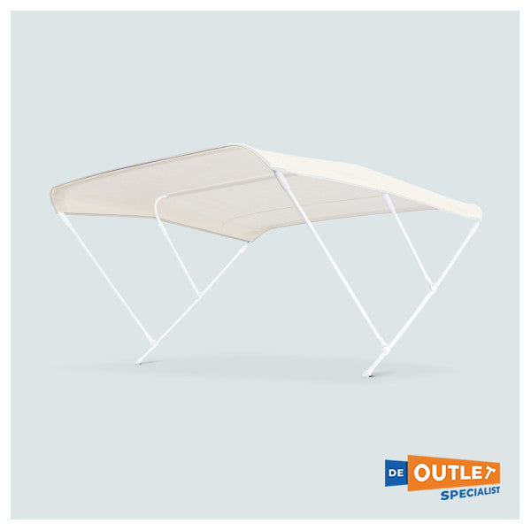 Tessilmare 3-Arch Aluminium Bimini W170 X L170 X H110 CM