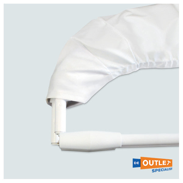 Tessilmare 3-Arch Aluminium Bimini W170 X L170 X H110 CM