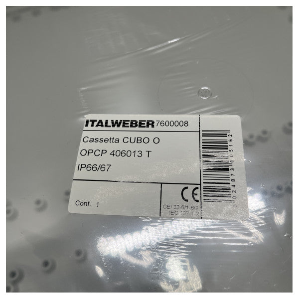 Порожня розподільна коробка Italweber IP67 400 x 600 x 130 мм - 7600008