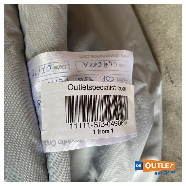 Sessa Marine C68 cobertura do banco de popa bege - 049062A