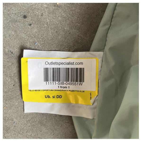 سيسا مارين كي لارجو 36 غطاء قمرة القيادة القماشي البيج من سيسا مارين - 049551W