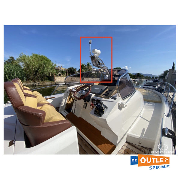 Sessa Marine Key Largo 36 luz de aço inoxidável | suporte de radar - 050239P