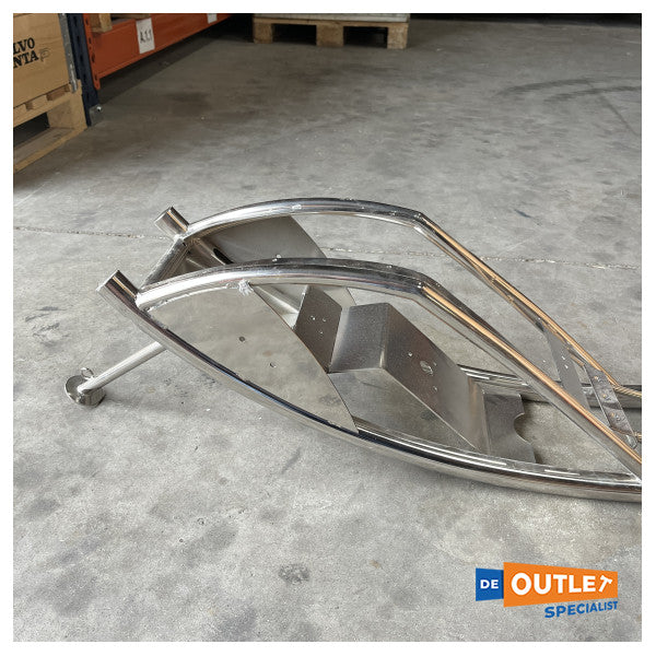 Светлина от неръждаема стомана Sessa Marine Key Largo 36 | скоба за радар - 050239P