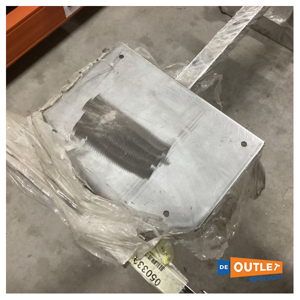 Suporte de mesa fixo em aço inoxidável Sessa - 050332R