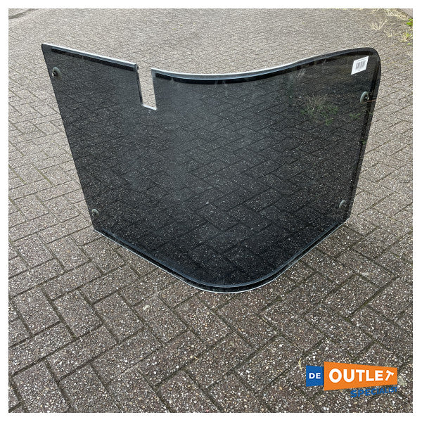 Porta de acesso Sessa Marine C30 preta sem fechadura - 050464A