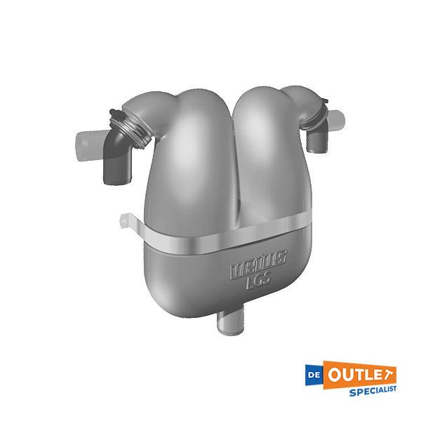 Vetus LGS4038 排気ガスセパレーター 40mm - 38mm ドレイン