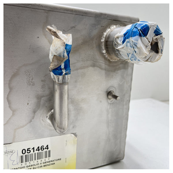 VIP паливний бак з нержавіючої сталі 60л квадратний - 17666