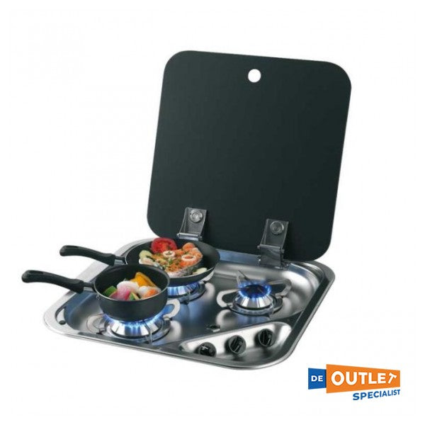 Вбудовувана газова плита CAN FC1347 на 3 конфорки чорна