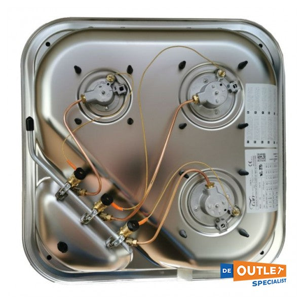 Вбудовувана газова плита CAN FC1347 на 3 конфорки чорна