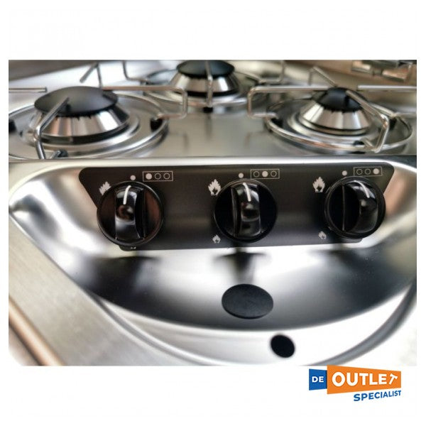 Вбудовувана газова плита CAN FC1347 на 3 конфорки чорна