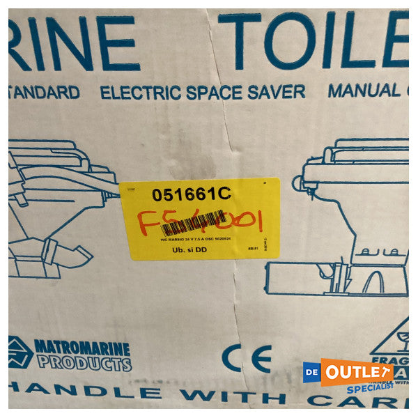 Osculati 24V kompakt elektrisk toilet - 5020524