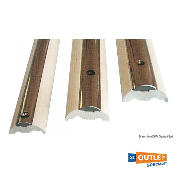 Osculati 白いプラスチック バンパーのプロフィール 60 mm - 4448022