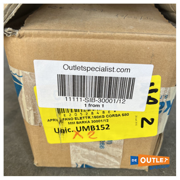 Ηλεκτρικός ενεργοποιητής Barka 12V 580 mm | 1500N 12V kit - 80070560