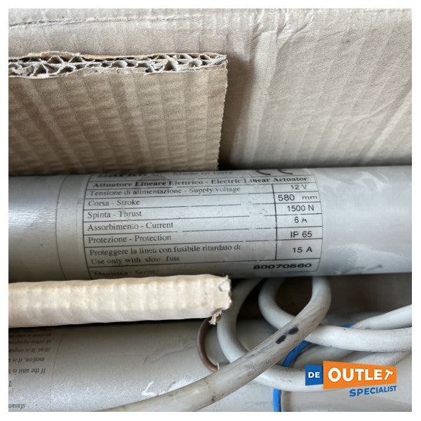 Ηλεκτρικός ενεργοποιητής Barka 12V 580 mm | 1500N 12V kit - 80070560