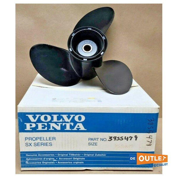 Алуминиево витло с 3 лопатки 15 x 15 L на Volvo Penta - 3855479