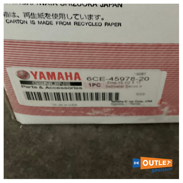 Yamaha 3x15-1/2 x 17-T paslanmaz çelik pervane 6CE-45978-20