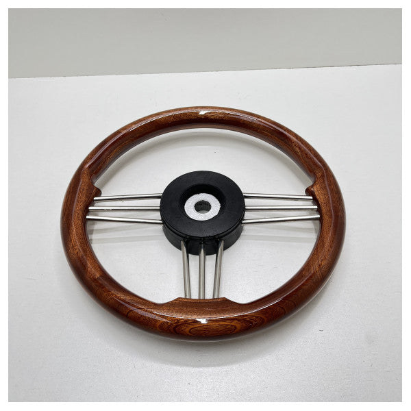 Volante Allpa a 3 razze in legno di mogano 30 cm - 068700