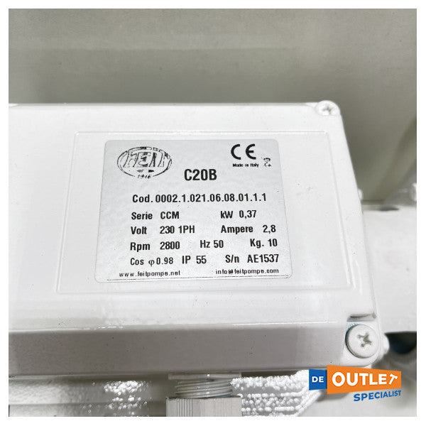 Feit C20B bronz kendinden emişli santrifüj pompa 230V