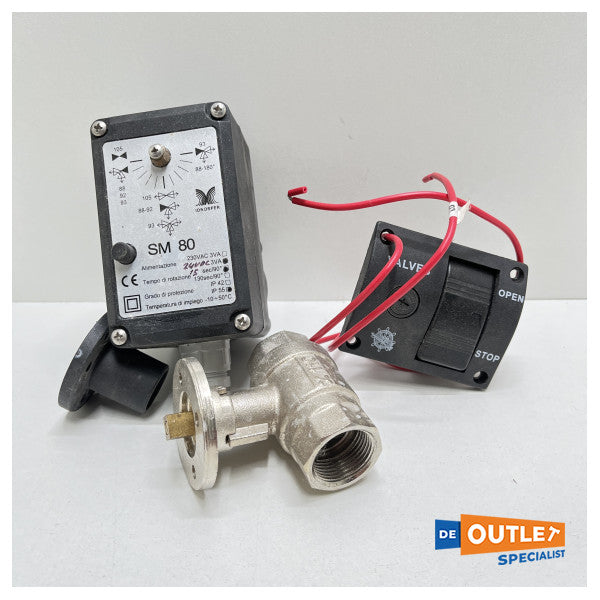 Osculati PN40リモート電動バルブシステム コントローラー付き