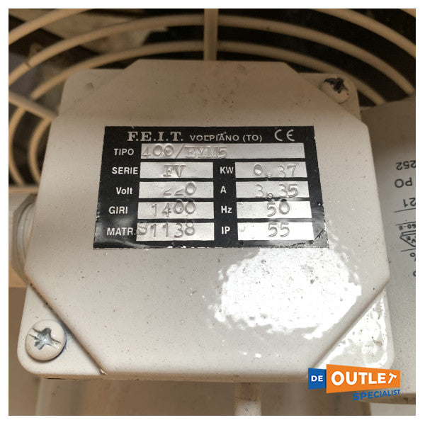 Hecho FV400 1400GIRI Ventilador de sala de máquinas 230V - 50 Hz