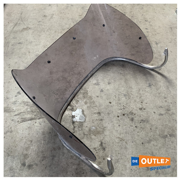 Para-brisas Sessa Marine Key Largo 24 + estrutura em aço inoxidável