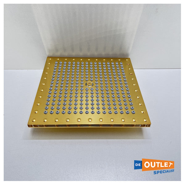 Bossini Dream 30 x 30 wielofunkcyjna głowica prysznicowa złota - H38365